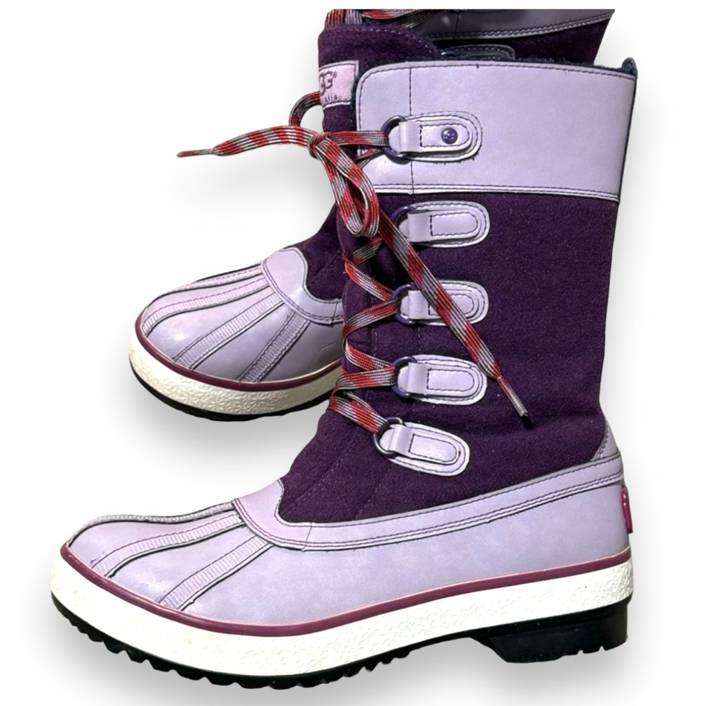 UGG Baroness Waterproof Boot Purple 7